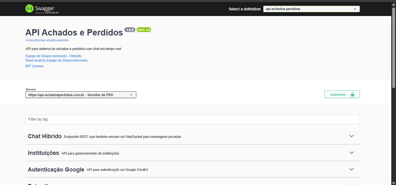 Imagem do projeto Achados e Perdidos